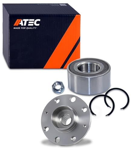 ATEC Germany 1x Radlager + Radnabe vorne Kompatibel mit FIAT GRANDE PUNTO (199_), PUNTO (199_), OPEL ADAM (M13), CORSA D (S07), CORSA E (X15)