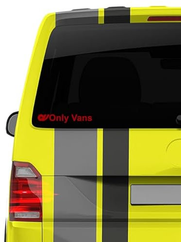French Aufkleber Vans Sticker (Only Vans 20cm, Rot)