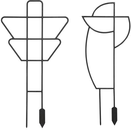 TYMAR Pflanzenstütze Figuren, Rankhilfe für Zimmerpflanzen, Kunststoff, Dekoration, Blumenstütze Topfpflanzen Rankgitter