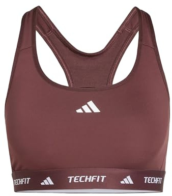 adidas Damen Techfit Bra, Aurora Ruby, S
