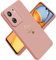 Paitech Handyhülle für Xiaomi Redmi 13C / Poco C65 Hülle, Ultra Dünn Weiche TPU Silikon Case Stoßfeste Schutzhülle Kameraschutz mit Niedliche Gold Love Herz Muster Xiaomi Poco C65 Hülle, Rosa