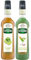 Mathieu Teisseire - Assortiment de sirop de Cactus, sirop de Citron vert pour boissons rafraichissantes, 2x70cl