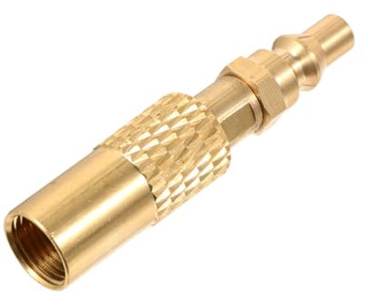 Yardenfun 1Stk Verbinder heizgerã¤te обогреватель gasgrill endres Gas-Schnellkupplungen Niederdruck-Schnellkupplung Zubehör vom Grill bis zum Wohnmobil Niederdruck-Propanadapter Messing