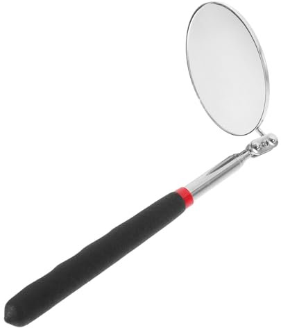 OUNONA Verstellbarer Teleskop-inspektionsspiegel Runder Spiegel Flexible Ausziehbare Kfz-inspektion Drehbarer Handspiegel Für Präzise Problemdiagnose Und Einfache Inspektion