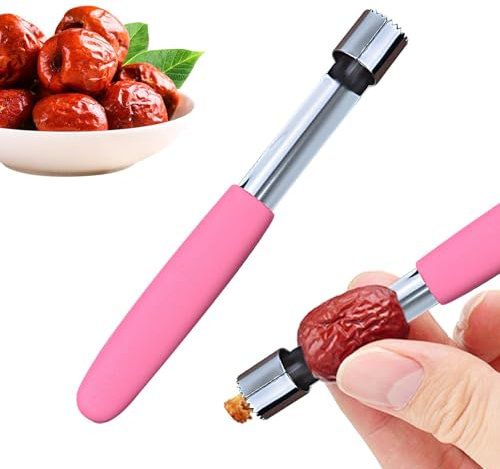 Küchen Apfelentkerner Aus Edelstahl - Effizienter Entkerner Für Birnenfrüchte, Gemüse, Äpfel, Peeling, Weißdorn, Rotes Datum, Kirsche - Einfaches Entkernen
