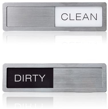 GlamRays Limpio/sucio placa deslizante Clean Dirty Dishwasher Sign Lavavajillas Imán Signo Cartel Lavavajillas Accesorios de Cocina Imán Lavavajillas Utensilios de Cocina