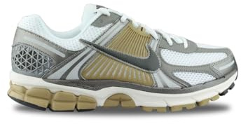 NIKE Zoom Vomero 5, Sneaker Hombre, Mtlc Pewter Medium Ash Parachute Beige, 45.5 EU