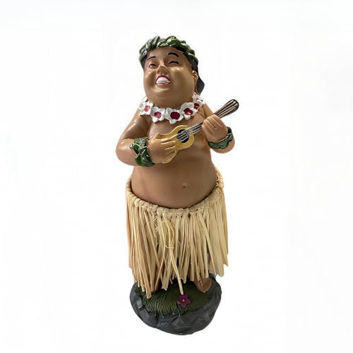 Hawaiianische Tänzerin Auto, Hawaiianische Tanzfigur Armaturenbrett-Ornamente, Hawaii Hula Girl Posing, Hawaiianische Armaturenbrett-Puppe, HulaTänzerin Figurine Dekoration Für Auto, Schreibtisch,Büro
