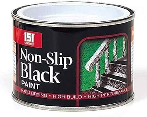 DIOXSTAR 151 Coatings Non-Drip Paint, Quick-Drying, Long-Lasting Protection, DIY Projects, Ideal For Wood, Metal, Interior And Exterior Use, 180ml, (Non-slip Black Matte)
