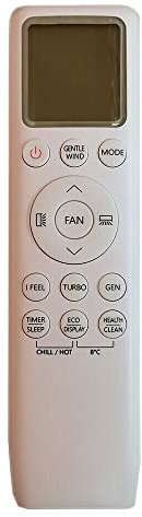 XINFUTE Compatible con control remoto TCL para aire acondicionado Fahrenheit Celsius Convert
