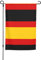 Drapeau de jardin imprimé drapeau allemand double face pour décorations extérieures