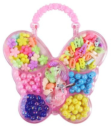 Canollo Armbänder Selber Machen, 150 Stück Bunte Perlen Set, Perlen zum Auffädeln Kinder Schmuck, Bastelset Kinder ab 6 Jahr DIY Perlen zum Auffädeln, DIY Bracelet Making Basteln für Mädchen