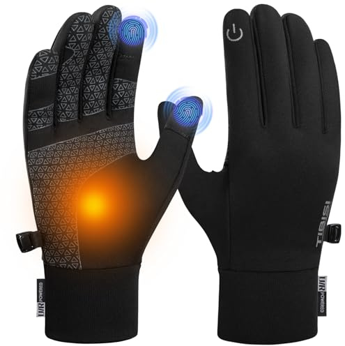 Benirap Winter Gloves Touchscreen Windproof Thermal Gloves Men Women Cycling Running Climbing Skiing Driving Gloves