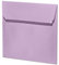 ARTOZ 25x quadratische Briefumschläge flieder (Violett) 100 g/m² - 16 x 16 cm - Kuvert ohne Fenster - Umschläge mit Haftklebung