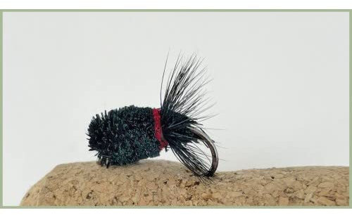 BARBLESS Carp Zig Bugs, Red and Black, 4 per pack Size 6, Strong Hooks, Carp Fly Fishing
