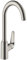 hansgrohe Küchenarmatur (Wasserhahn Küche 360° schwenkbar, hoher Komfort-Auslauf 220mm, Standardanschlüsse) Edelstahl Finish