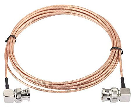 Superbat SDI Kabel 2m 3G/HD BNC Kabel 75ohm RG179 SDI Video Kabel Männlich zu Männlich Koaxial Kabel für Kamera und Konverter Videogeräte Unterstützt 3G-SDI/HD-SDI/4K/8K(Beide Rechter Winkel,1 Stück).