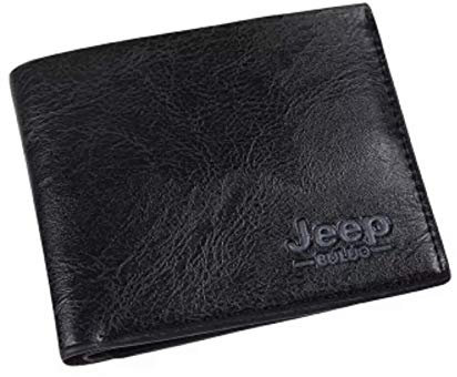 Jeep BULUO Geldklammern, für Herren, aus PU-Leder, modisch