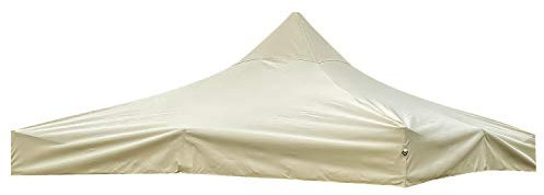 Woodside Replacement Gazebo Roof for 3mx3m Frame, Heavy Duty, Waterproof, Beige