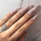 Brishow Coffin False Nails Long Fake Nails Ballerina Acrylic Press on Nails Full Cover Stick on Nails 24pcs for Women and Girls (nude)