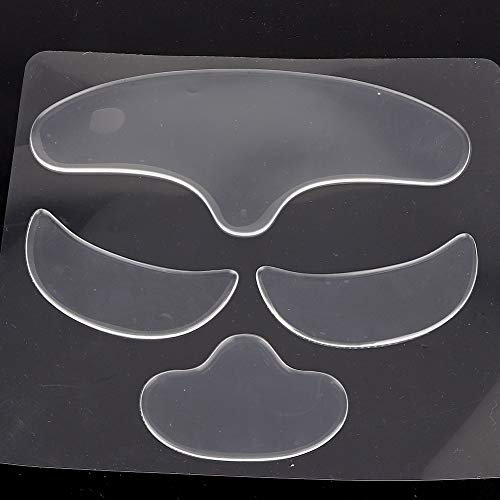 Patch pour le visage lavable et respectueux de la peau, coussin en silicone 4 pièces, soin du visage anti-rides pour le levage du visage beauté