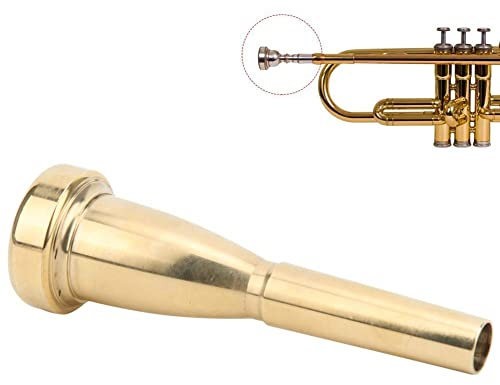 Demeras Trompete Mundst¡§1ck , Trompetenmundst¡§1ck 7C Trompetenmundst¡§1ck Goldenes galvanisiertes Messing Trompeten Ersatzwerkzeug Zubeh?r f¡§1r Musikinstrumente , Spielzubeh?r