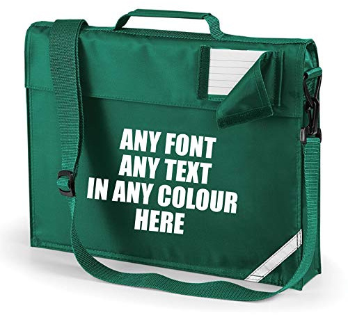 Edward Sinclair Personalisierbare Flaschengrüne Any Text Buchtasche