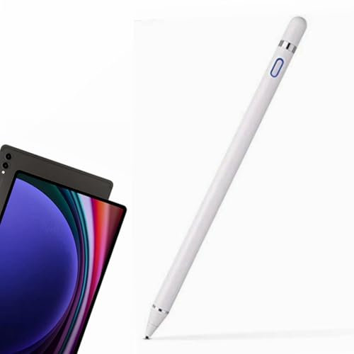Lápiz táctil para Samsung Galaxy Tab S10 S9 Ultra / S9 / S10+ S9+ / S9 FE / S9 FE+ / A9 / A9+ / A9 5G Tablet Pen Recargable Lápiz táctil Pantalla de Dibujo Touch Screen Stylus (Blanco)