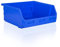 Kunststoff-Stapelbox Sichtlagerkasten PK374218 mit Aufhängevorrichtung Blau | Sichtbox L37,4xB41,8xH17,7cm, 20L | Kleinteilebox Lagerkasten Lagerbox Aufbewahrungsbox Regalbox Schütte