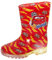 Disney Scarponi Wellington con Luci Lampeggianti Cars per Ragazzi Stivali da Pioggia Bambini Lightning McQueen Wellys con Luci Lampeggianti, Rosso, 27 EU