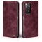 LBH Handyhülle für Xiaomi Redmi Note 11 / 11S in Weinrot mit Karten- und Geldfach Smartphone Hülle mit Standfunktion Flip Case Schutzhülle Magnetverschluss Vintage