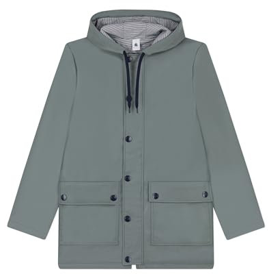 Petit Bateau Femme A089l Ciré, Vert Thuya, XS EU