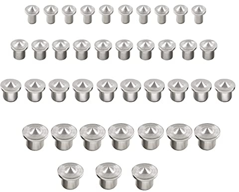Hitefu Solid Doweling Marker 1/4 5/16 3/8 1/2 Set, 40 Pcs