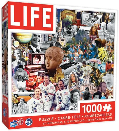 Life Brand - 1000 Piece Jigsaw Puzzle - 1970's. Great Gift for Mom, Dad, Teens, Men and Women