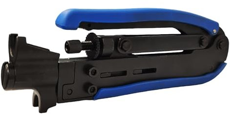 PremiumX Kompressionszange Kompressionswerkzeug Presszange für RG59 RG6 RG11 SAT Kabel Koaxialkabel für Kompressionsstecker
