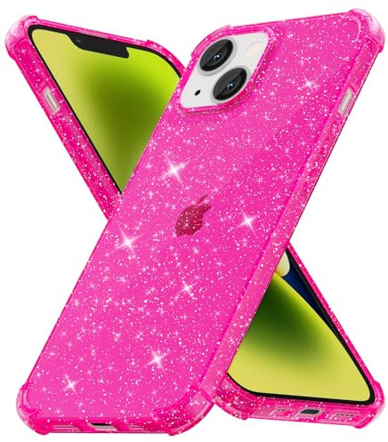 Svanove für iPhone 14 Hülle, Neon Pink