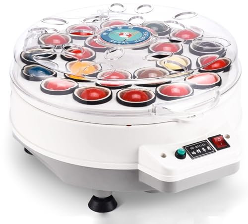 ExoticaBlend Billard-Reinigungsmaschine, Pool Ball Automatische Reinigungs-Poliermaschine, Snooker Clean Kugelsichere Ballistik, EIN-Knopf-Start, Geeignet Für Billardkugel-Set,22balls