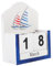 Milisten Kalender Aus Holz Bürobedarf Cartoon-blockkalender Bürokalender Tischkalender Aus Nautischem Holz Seekalender Aus Vintage Kalender Dekoration Am Meer Haushalt Schmuckstücke