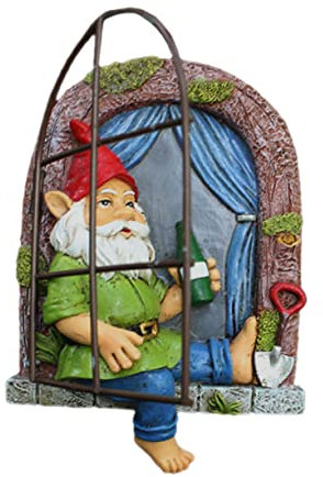 Supvox Alter Hängeanhänger aus Eisen und Kunstharz für Garten und Hof