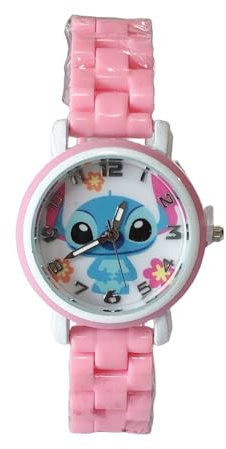 FASHION YO Montre à quartz analogique avec bracelet en acier inoxydable pour enfants, cadeau d'anniversaire, boîte cadeau
