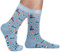 Lavley Zum Skifahren Geboren, Zur Arbeit Gezwungen Socken