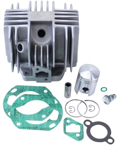 Citomerx Zylinder Set 50ccm 38mm (40-50km/h) + Dichtung | Kompatibel mit Hercules Optima / TUNING Prima M 2 3 4 5 Sachs 504 505