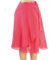 MUNAFIE Ballett Rock Damen Chiffon Wickelrock Ballett Kleidung Tanz Röcke für Mädchen Rosenrot