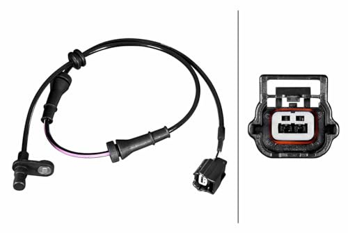 HELLA 6PU 358 217-581 ABS Sensor - Raddrehzahl - 2-polig - Hinterachse