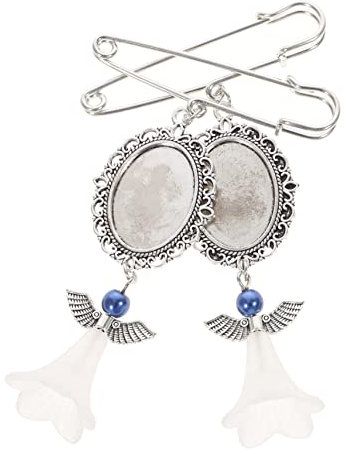 COLLBATH 2 Stück Hochzeitsanhänger Mit Foto-fassungen Für Brautstrauß-gedenk-anhänger Individuell Gestaltbar