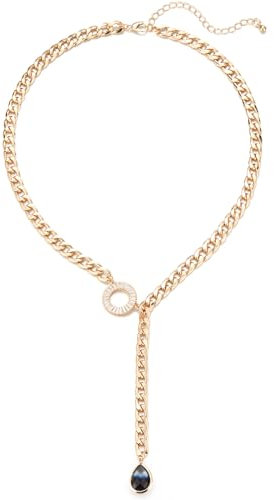 Dazylleco Chunky Gold/Silver Necklaces for Women Cuban Chain Choker Necklace Costume Jewellery Gifts for Women(02-G)