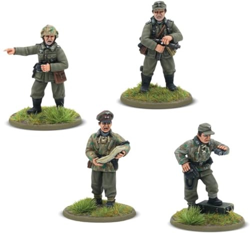 German Army Platoon Commanders - 28mm Scale Miniatures for Bolt Action Highly Detailed World War 2 Miniatures for Table-top Wargaming