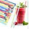 Goxiry 80 Pezzi Cannucce Riutilizzabili con Spazzola per Cannuccia Dure Cannucce Plastica Cannucce Dritte Colorate per Frullati, Succhi, Cocktail, Bevande Calde 23 cm x 7 mm