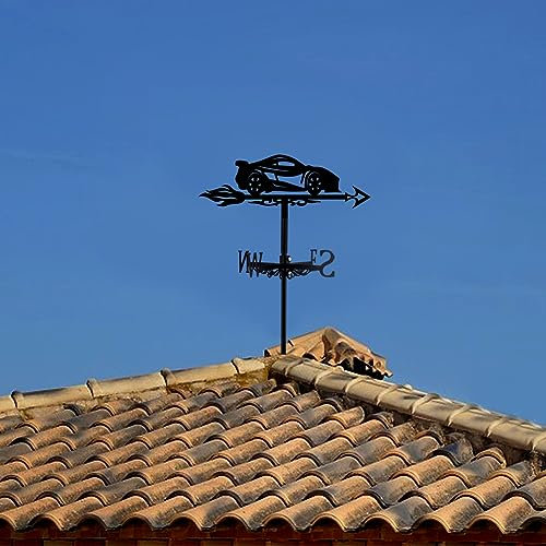 Girouettes de voiture en fer forgé pour décoration de jardin, ferme, extérieur, cour