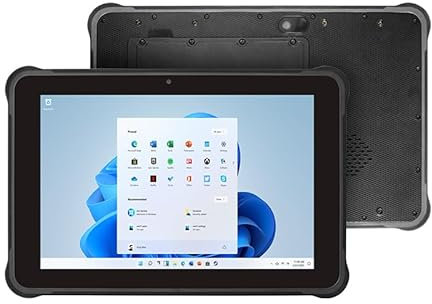 Breloom ST11-U Tablet robusto con scanner di codici a barre, 10.1 pollici Windows 11 Pro Industrial Tablet Intel I5-1235U w/N4680 Scan Engine, scanner 1D/2D QR Inventario, 8GB+256GB (con 2D)